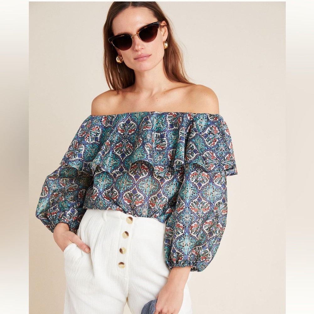 Sachin & Babi Musette Blouse Anthropologie Size Small